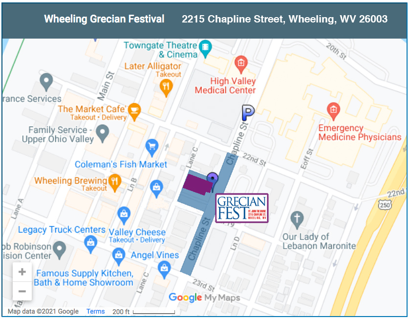 GrecianFest Map